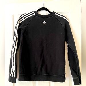 Adidas Black Crewneck Pullover Sweatshirt
